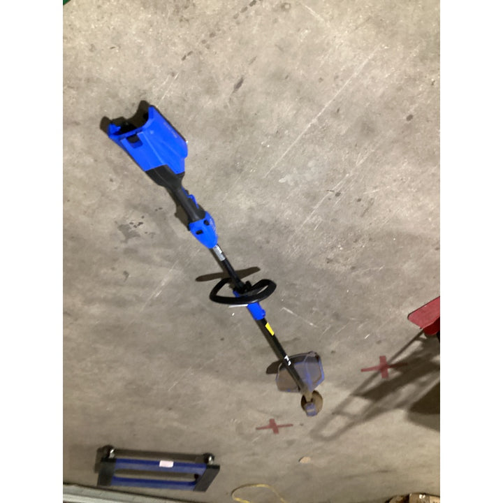 Lot # 1413 KOBALT 40V MAX Brushless Cordless String Trimmer - Blue/Black