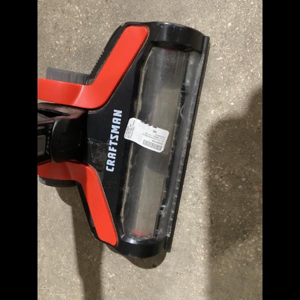 Lot # 1417 Craftsman RedBlack Cordless Stick Vacuum $130
