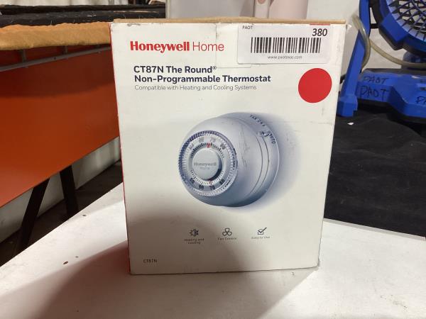 Lot # 380 Honeywell Mercury Free Round Thermostat $49