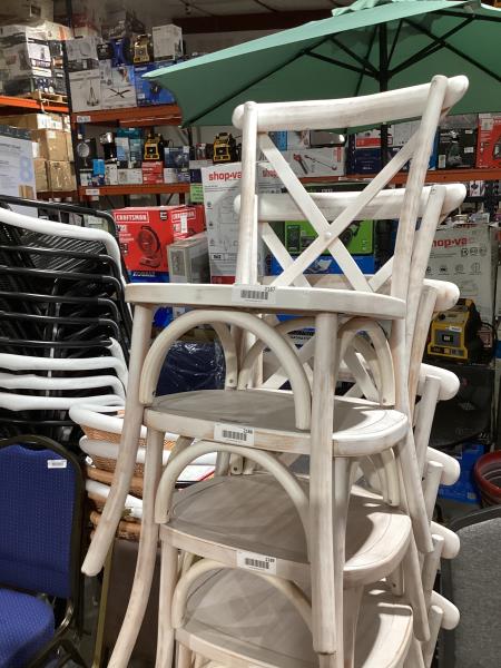 Lot # 2188 Flash Furniture X-BACK-LW Dining Chair $143