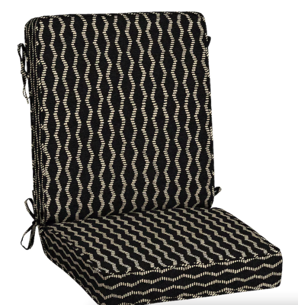 Lot # 291 Origin 21 Black Helix Jacquard Chair Cushion $60