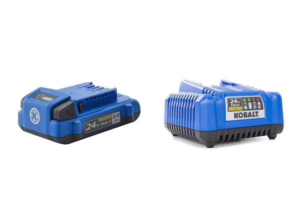 Lot # 1145 Kobalt Battery  Charger $59.98