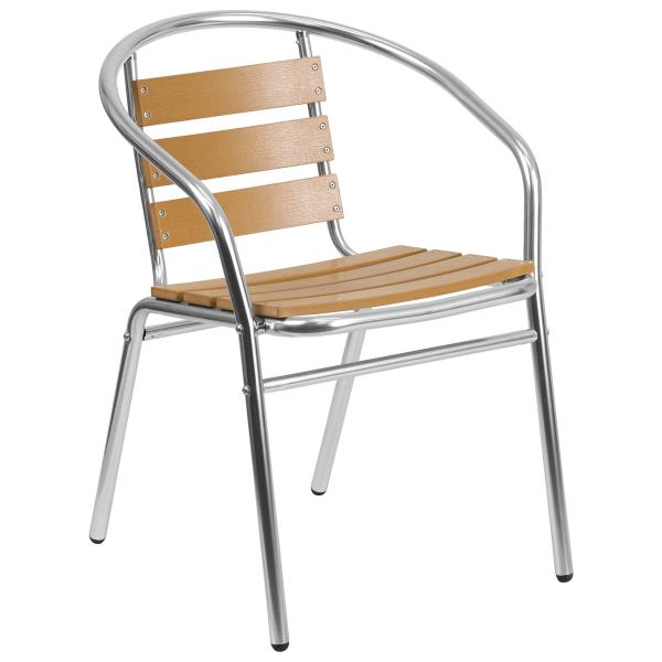 Lot # 1886 FlashFurniture Lila 4 Pk Restaurant Stack Chair$94