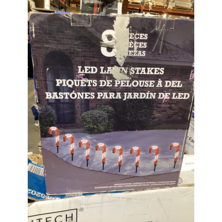 Lot # 2211 Candy Cane Lawn Stakes $25.00