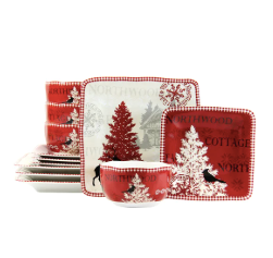 Lot # 271 Northwood Cottage 12-Piece Dinnerware Set $120