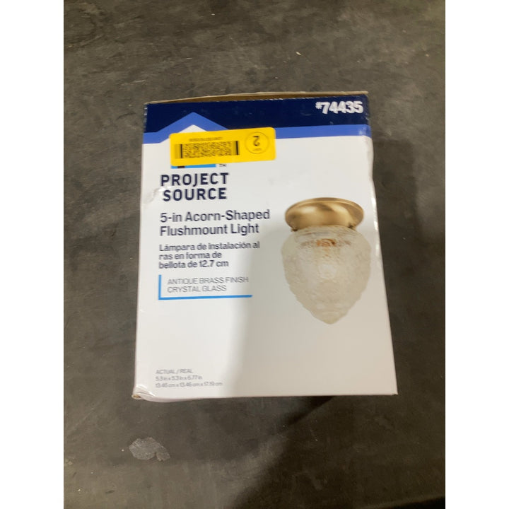 Lot # 1593 Project Source Flushmount Ceiling Fixture