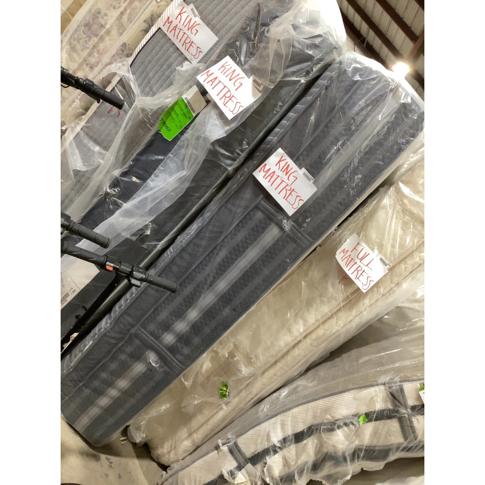Lot # 2282 Gray King Mattress $300