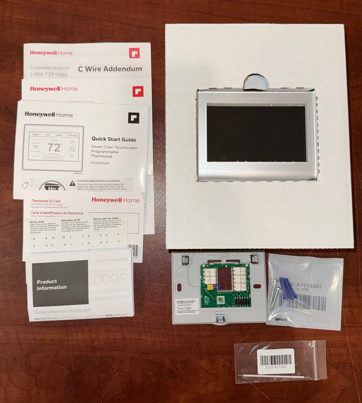 Honeywell Home - Smart Color Thermostat with Wi-Fi Connectivity - Silver