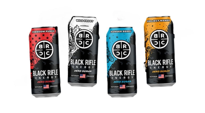 Lot # 1118 Black Rifle Zero Sugar Energy Drink 4pk $12.00