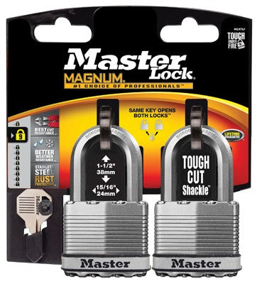 Lot # 548 Master Lock Heavy Duty Outdoor Padlock w/Key $39