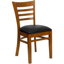Lot # 1937 Flash Furniture HERCULES Series Ladder Back Cherry Wood Restaurant Chair $139