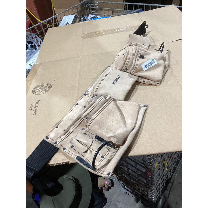 Lot # 148 Kobalt Suede Tool Belt Pouch Tan $35