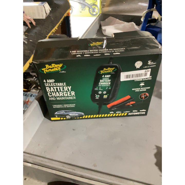Lot # 846 Battery Tender 4 Amp Battery Charger $134.99