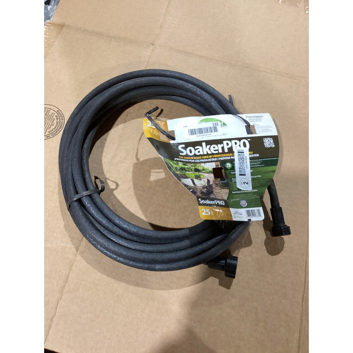 Lot # 132 SoakerPRO 25 ft Black Soaker Hose $17.00