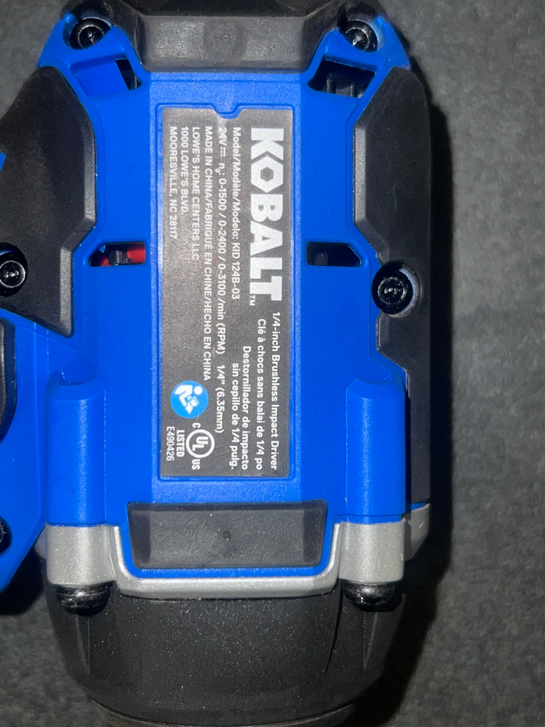 Kobalt 24-volt 4-Tool Brushless Power Tool Combo Kit with Soft Case (1-Battery Included and Charger Included) (USED)