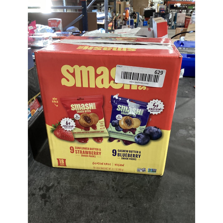 Lot # 629 SMASH Snack Bites $20.00