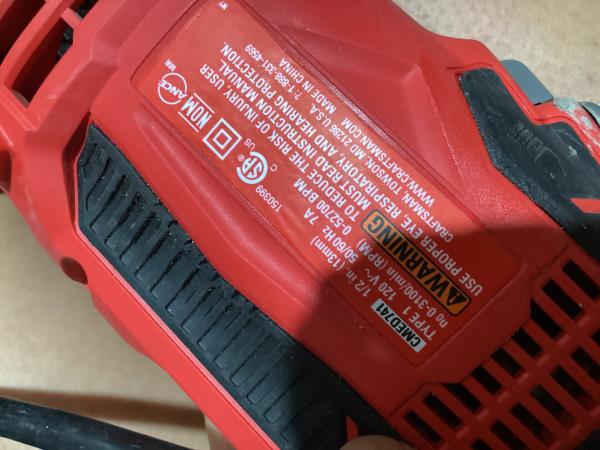 Lot # 317 CRAFTSMAN 1/2-in Variable Speed Hammer Drill $79