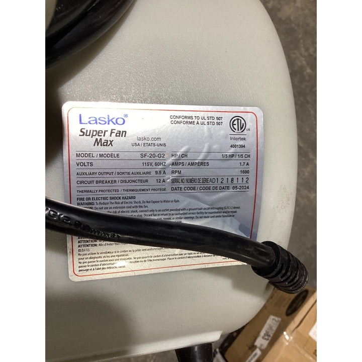 Lot # 400 Lasko Fan $8.00