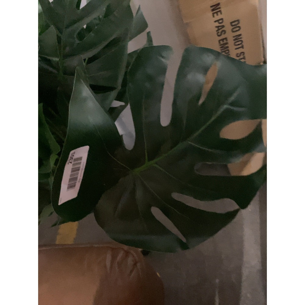 Lot # 2301 Green Artificial Monstera Plant $40