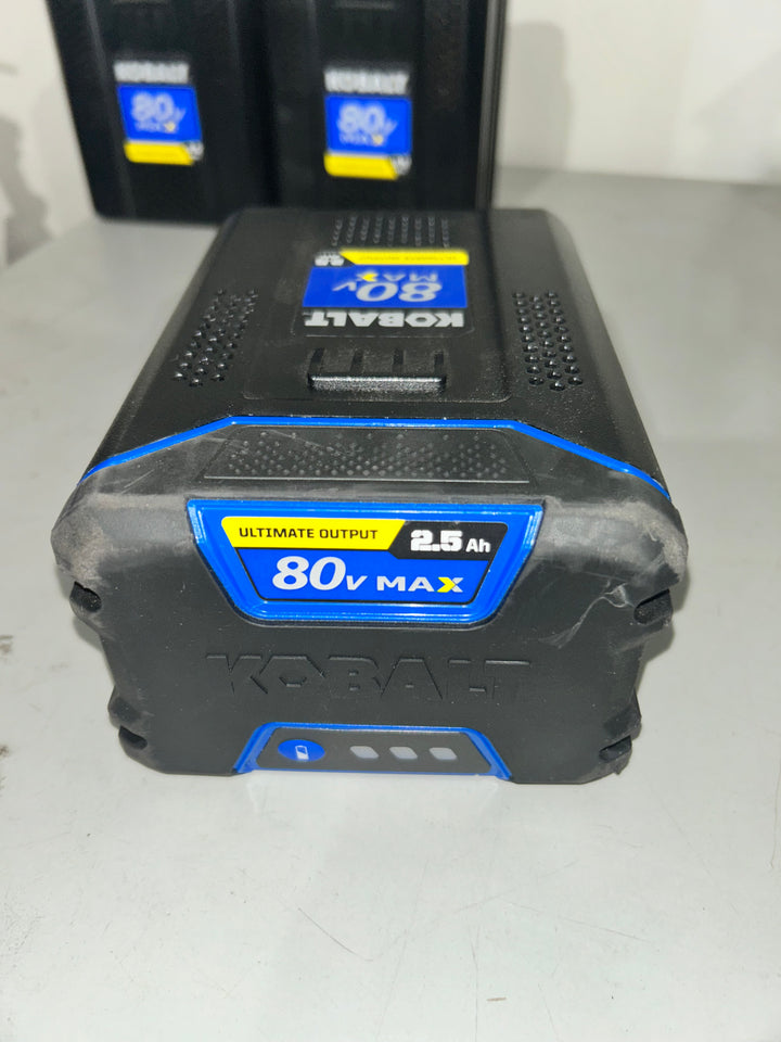 Kobalt 80-Volt 2.5 Ah Lithium Ion (li-ion) Battery (used)