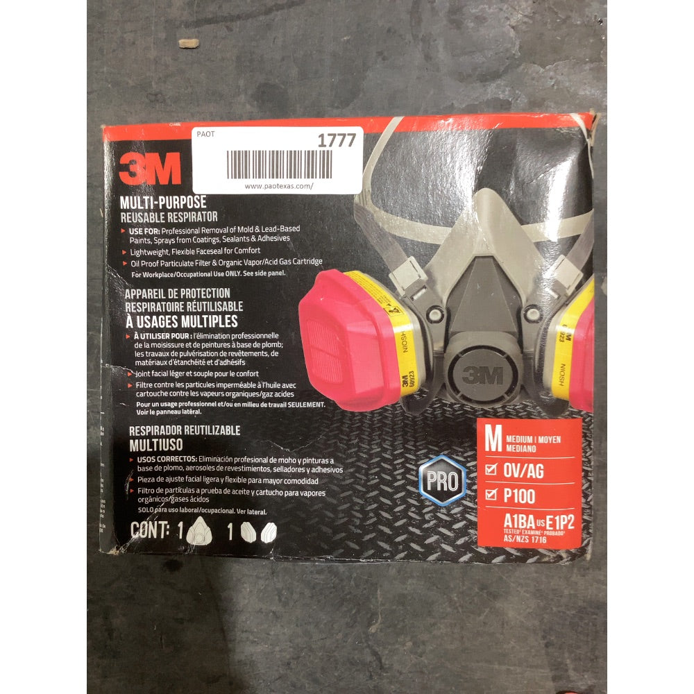 Lot # 1777 NIOSH OVAGP100 Gas Mask $76.99