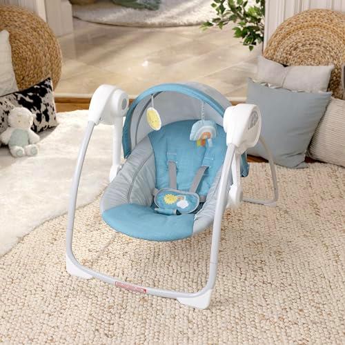 Ingenuity Sun Valley Canopy Portable Swing - Teal