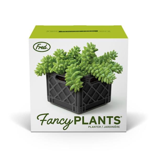 Lot # 226 Fred Fancy Plants Planter, Black