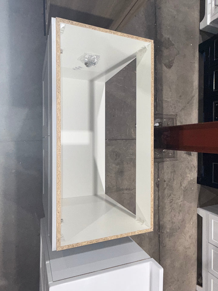 Project Source Dover 36-in Light Gray Single Sink Bathroom Vanity (NO TOP) (OPEN BOX)