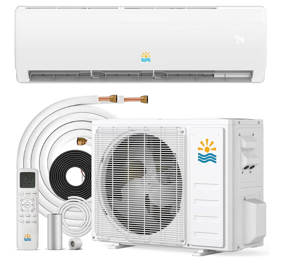 Mini Split AC/Heating System - 11500 BTU Ductless Air Conditioner (New)
