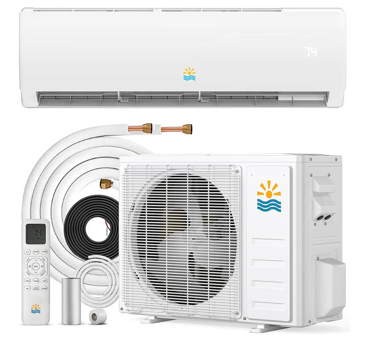 Mini Split AC/Heating System - 11500 BTU Ductless Air Conditioner (New)