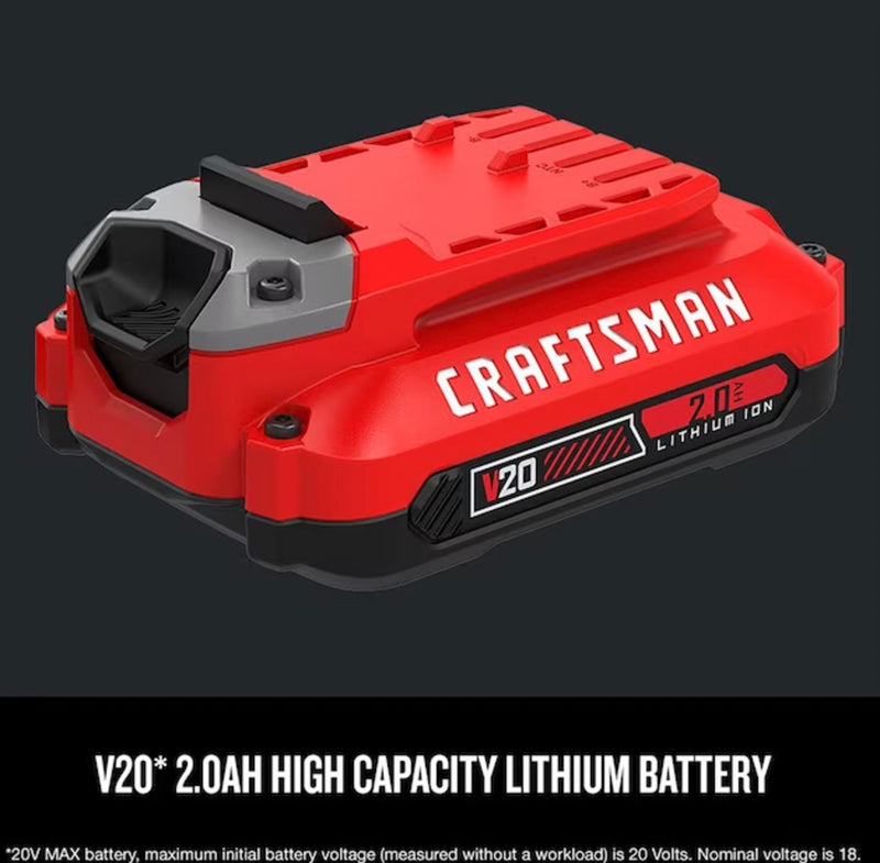 CRAFTSMAN V20 20-V Lithium-ion Battery 2 Pack