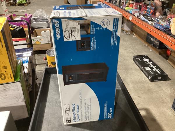 Lot # 1502 Utilitech 1500-Watt Electric Space Heater $100