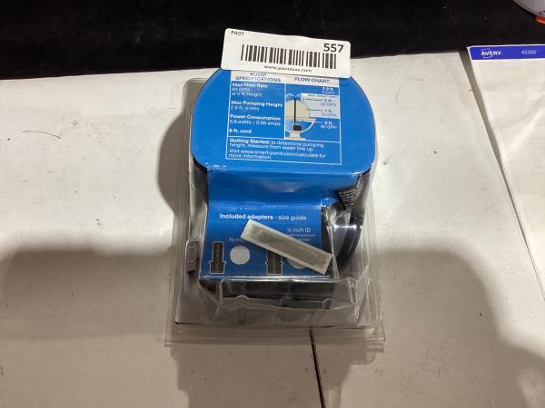 Lot # 557 Smartphone 84572 Fountain Pump