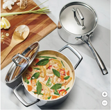 Tramontina 4-piece Tri-Ply Clad Sauce Pan Set