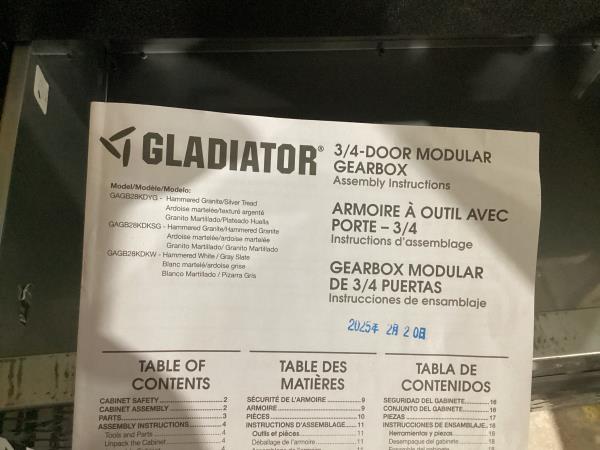 Lot # 2043 Gladiator 3/4 - Door Modular GearBox $330