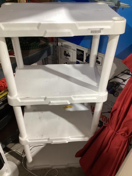 Lot # 2137 BLACK+DECKER 4-Tier Light Duty Storage Shelf $120