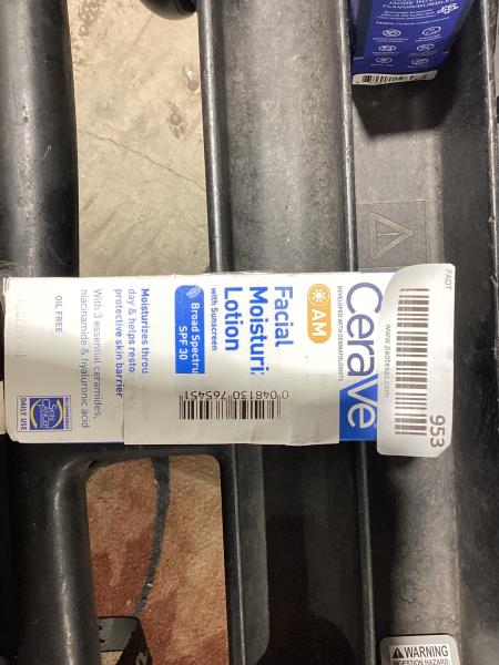 Lot # 953 CeraVe AM Facial Moisturizing Lotion with SPF 30