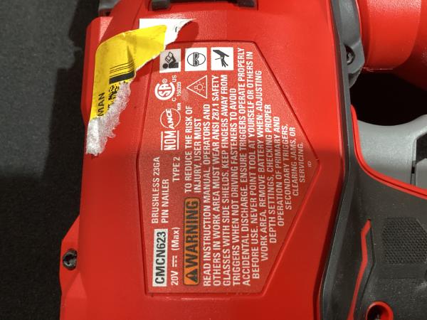 Lot # 151 CRAFTSMAN V20 Brushless RP Cordless Pin Nailer$149