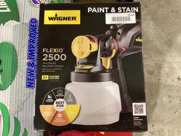 Lot # 1514 Wagner Flexio 2500 Electric Paint Sprayer $160