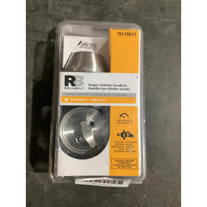 Lot # 882 ReliaBilt Deadbolt $70