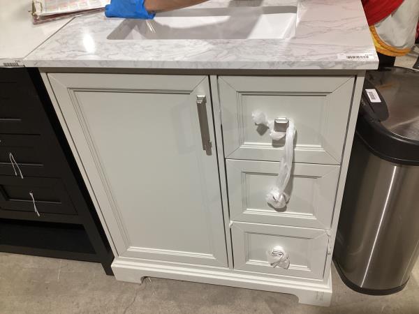 Lot # 2131 Eviva Houston 30 in. Vanity Marble Countertop $874