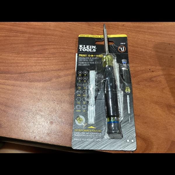 Lot # 361 Klein Tools Pocket 13-in-1 Screwdriver 3291P $25