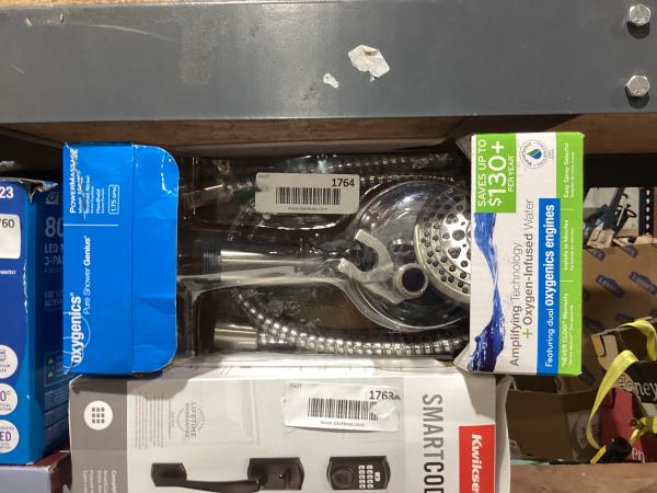 Lot # 1764 Oxygenics PowerMassage Handheld Showerhead $42