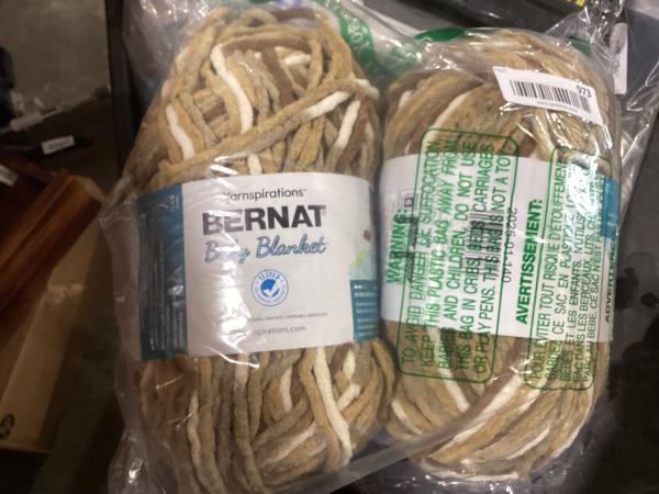 Lot # 973 Bernat Baby Blanket Yarn Driftwood Dreams $13.00