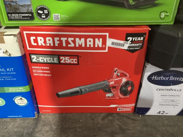 Lot # 1004 Craftsman 200 Mph Handheld Leaf Blower $149