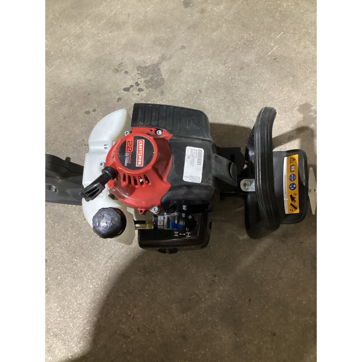 Lot # 1444 CRAFTSMAN 22-Inch Gas Hedge Trimmer - Powerful 2-Cycle Engine, Red & Black
