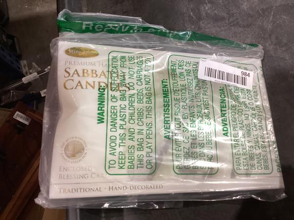 Lot # 984 Rite Lite Shabbat Candles 12 CT White $9.00