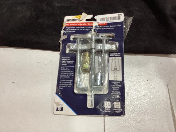 Lot # 409 Superior Tool Pro Handle & Sleeve Puller $35
