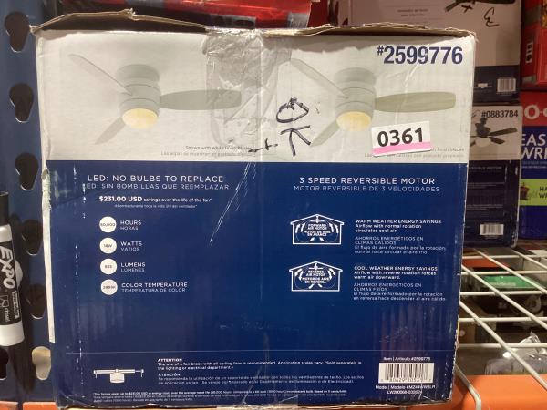 Lot # 403 Harbor Breeze Mazon 44 Ceiling Fan $130