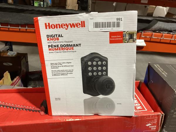 Lot # 991 Honeywell Electronic Entry Knob $87